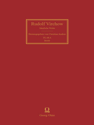 cover image of Rudolf Virchow—Sämtliche Werke: Abt. IV